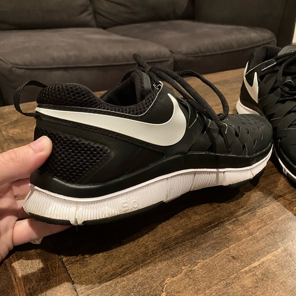 Nike | free trainer 5.0 weave fingertrap black athletic running shoes size 11.5 - Picture 4 of 8